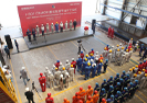 CIMC Raffles Self-designed Semisubmersible Accommodation Platform CR600 Cut Its 