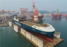 The Largest LNG Propulsion RORO Vessel H487 Was Launched From CIMC-RAFFLES 